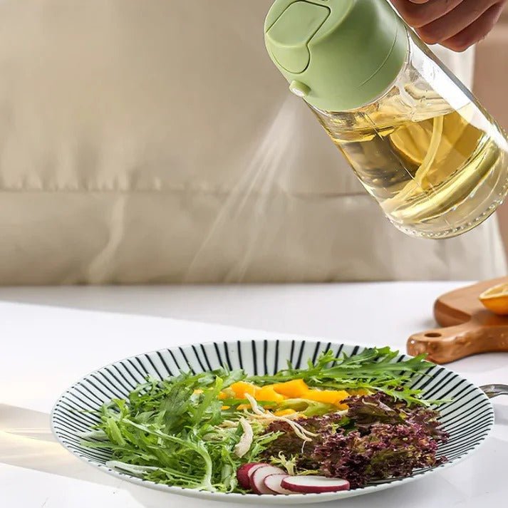 2 in 1 Glass Oil Sprayer & Dispenser | IK LifeStyle - IK LifeStyle