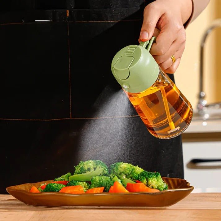 2 in 1 Glass Oil Sprayer & Dispenser | IK LifeStyle - IK LifeStyle