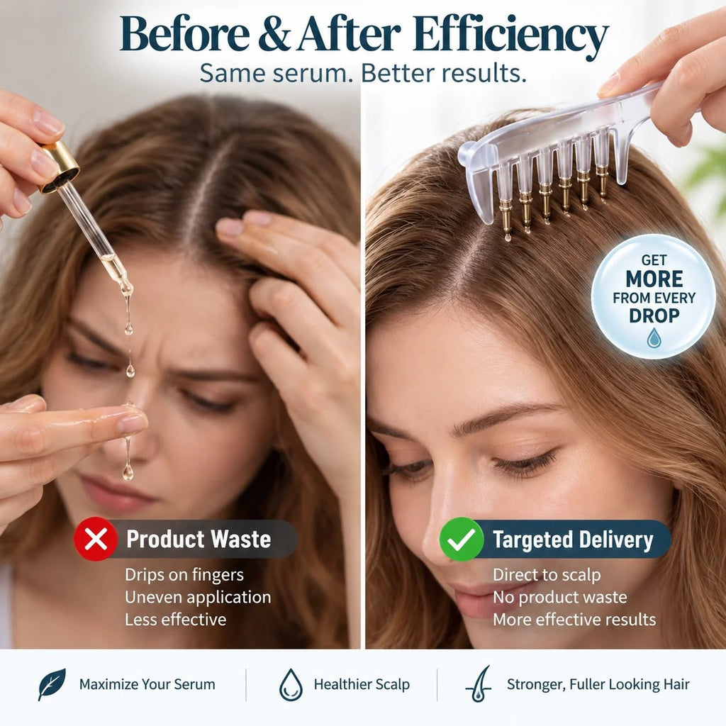 2 in 1 Hair Oil Applicator Comb - IK LifeStyle