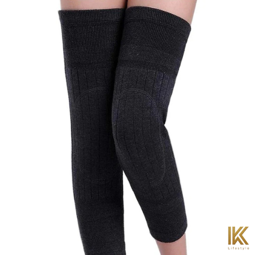 UltraSoft Thermal Leg Warmers - Fleece Padded Knee Support for Winter