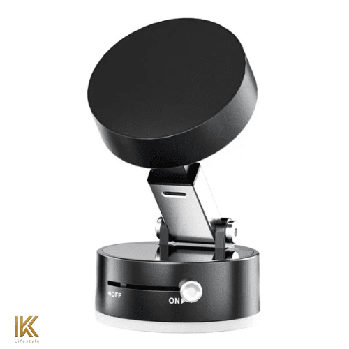 Anti - Slip Magnetic Car Phone Holder with Industrial Vacuum Suction - Universal 360° - IK LifeStyle