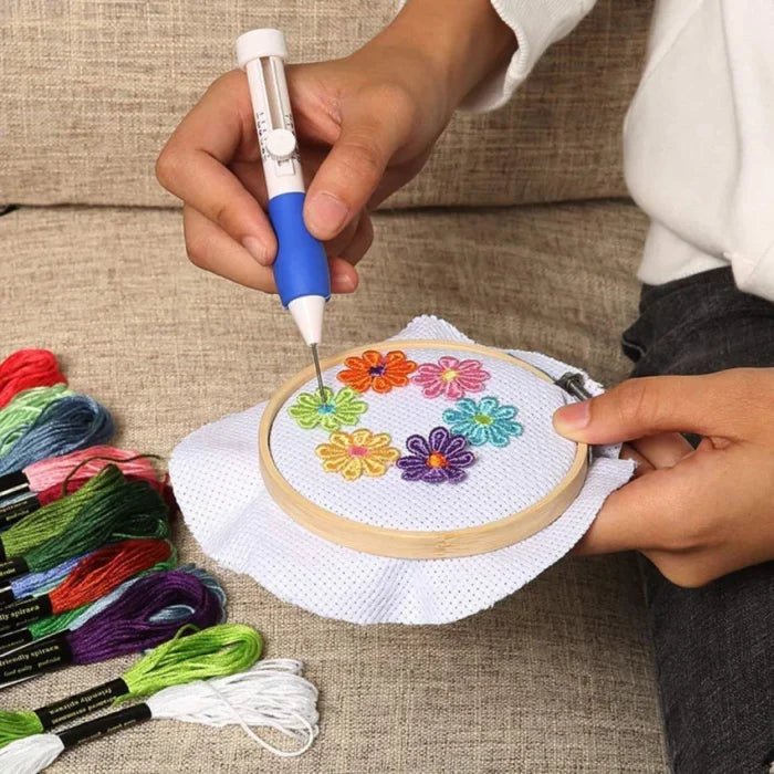 Craft Punching Needle DIY Kit With 6 Threads - IK LifeStyle
