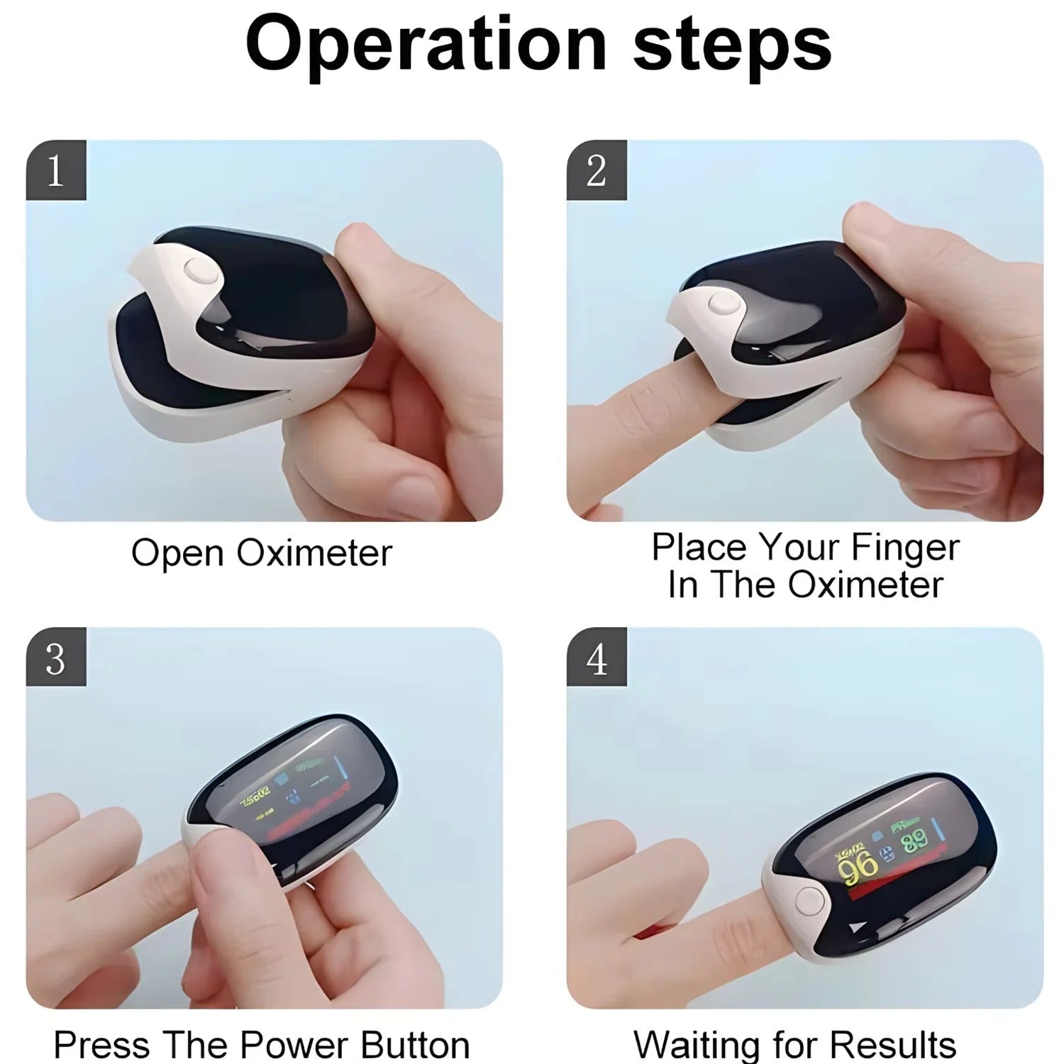 Digital Fingertip Pulse Oximeter – SpO2 & Heart Rate Monitor - IK LifeStyle