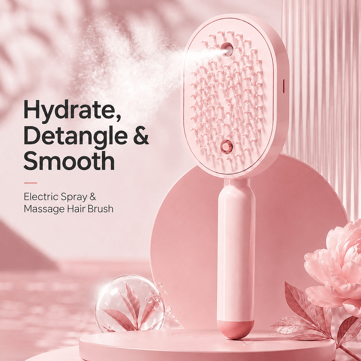 Electric Spray Air Cushion Massage Hair Brush - IK LifeStyle
