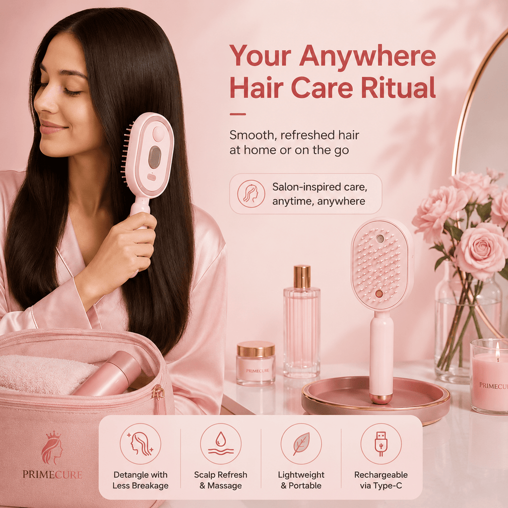 Electric Spray Air Cushion Massage Hair Brush - IK LifeStyle
