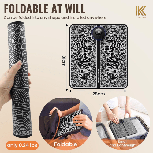 EMS Foot Massager Mat – Pain Relief, Relaxation & Blood Circulation | Ik LifeStyle - IK LifeStyle