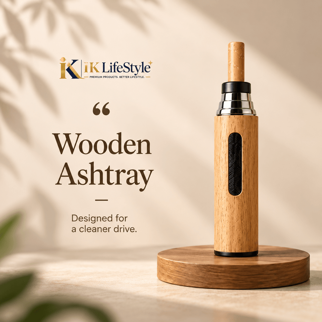 Portable Handheld Mini Wooden Cigarette Ashtray - IK LifeStyle