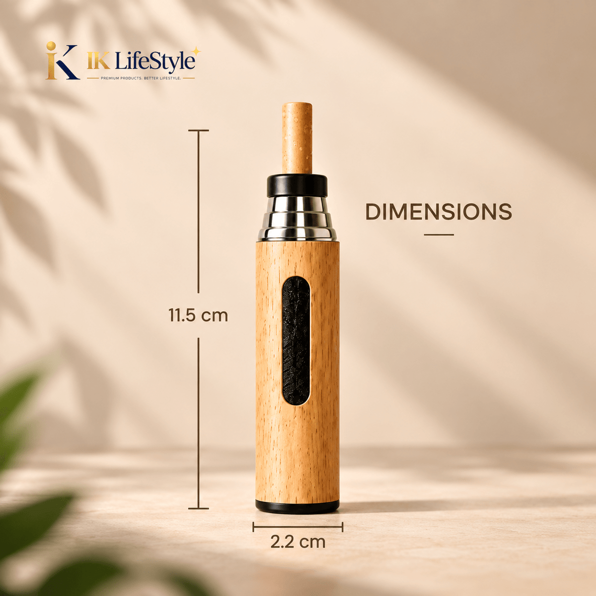 Portable Handheld Mini Wooden Cigarette Ashtray - IK LifeStyle