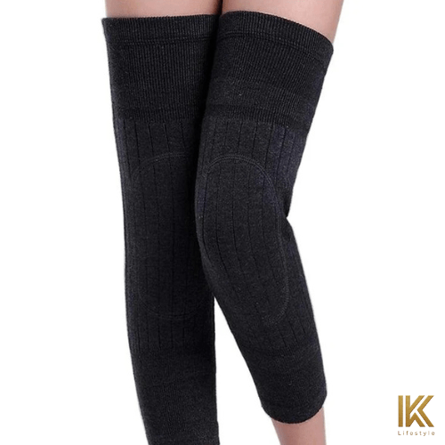 UltraSoft Thermal Leg Warmers - Fleece Padded Knee Support for Winter - IK LifeStyle